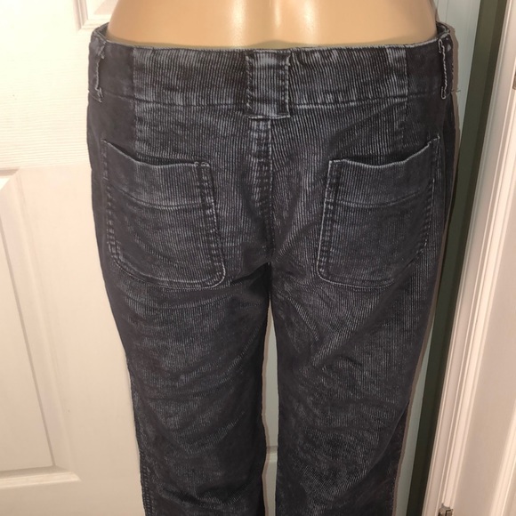 Express Corduroy Pants Black 3/4 - Picture 5 of 7